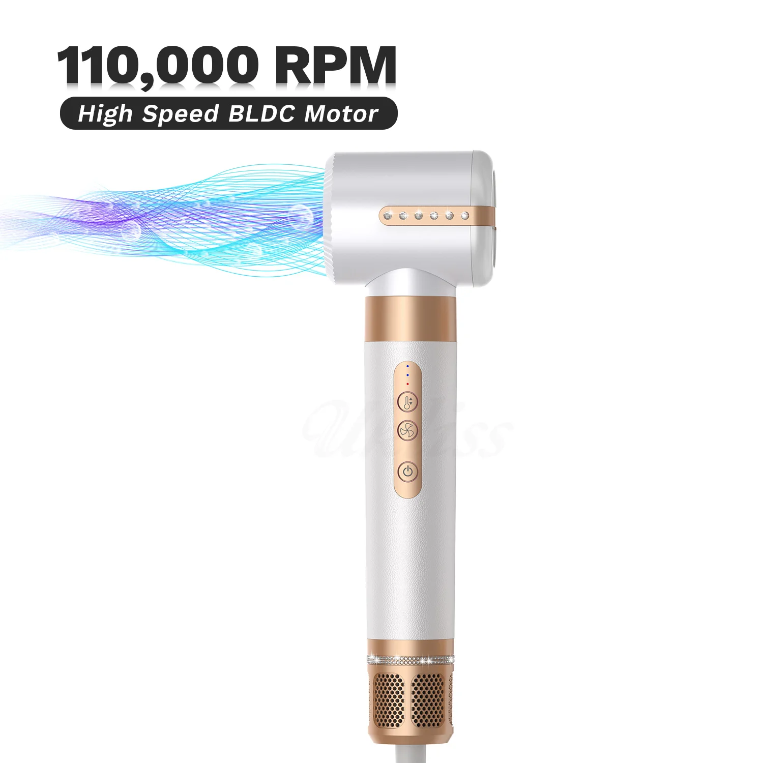 Стайлер для холодного воздуха 7 в 1 стайлер сушки волос щетка и объединитель высокоскоростной мотор BLDC одношаговая горячего