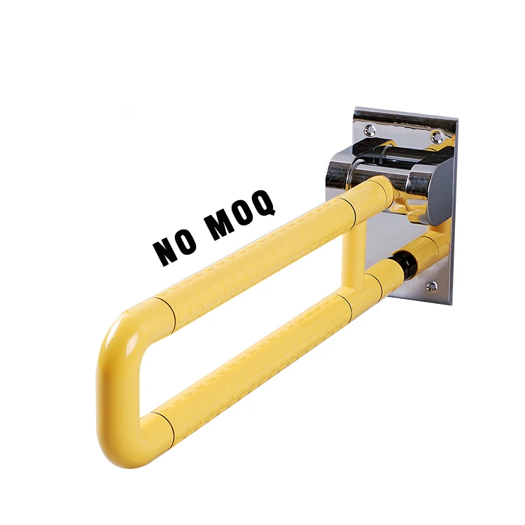 High Quality New Design Lifting up Grab Bar Folding bathroom handrail Installed next to the toilet