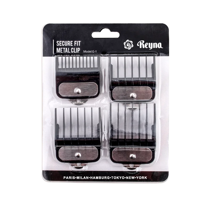 Plastic Hair Clipper Attachment Guide Comb Set Haircut Accessory Limit Comb For Trimmer