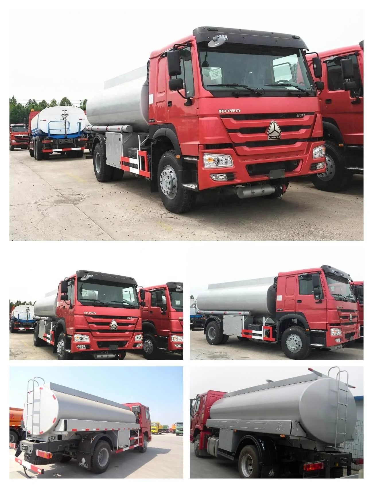 SINOTRUK HOWO 10000 litres fuel tanker delivery truck with flow meter pump