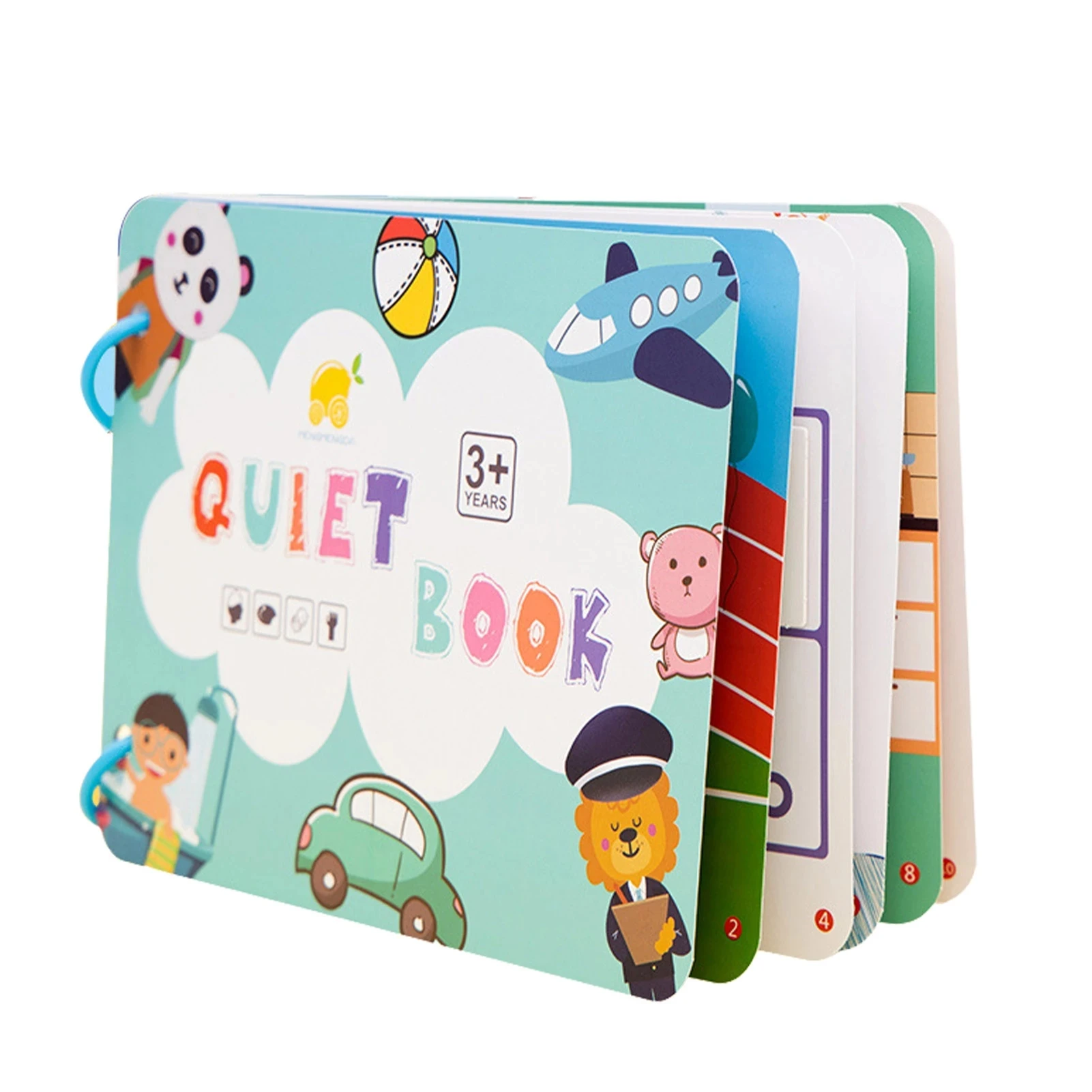 Montessori My First Busy Book Paste Quiet Book For Children Matching Puzzle Learning Education Game