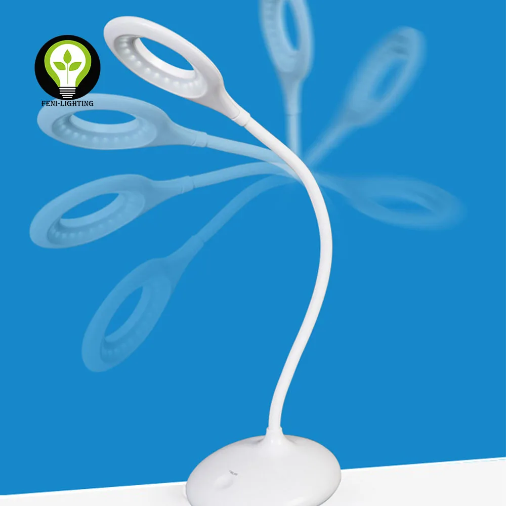 3-step dimming and 3 CCT dimming Eye-caring Clip Reading Lamp, Flexible Unshadowed Touch Switch LED Clip Desk Lamp