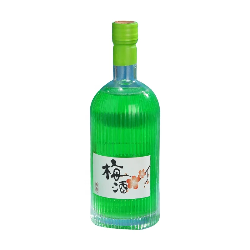 Creative Glass Bottle 500ml Thickened Glass Empty Wine Bottle Transparent Wholesale Alcoholic Cocktail Shaker Cocktail