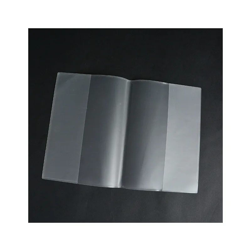 A5 Transparent Clear Matt Plastic Soft Pvc Book Sleeve Cover