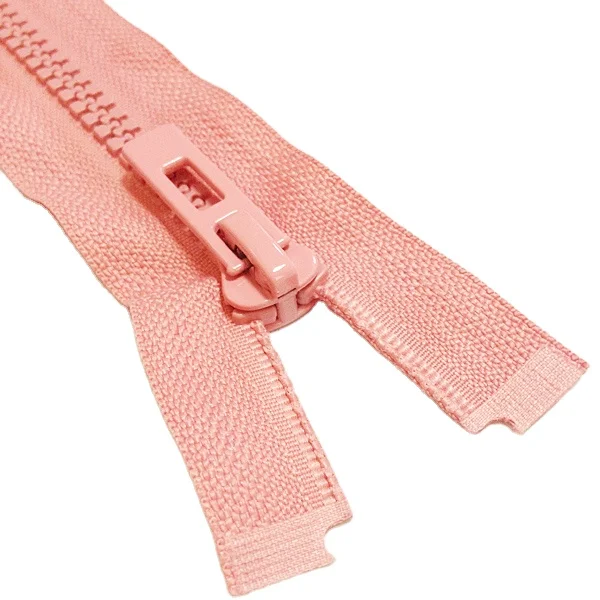 Верхний уровень лучшее качество на заказ без 5 с открытой пластиковой розовой застежкой-молнией