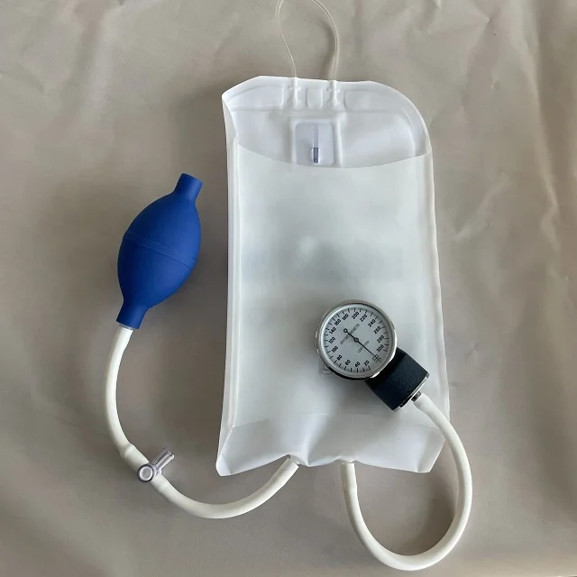 Disposable 500ml pressure infusion bags with manometer