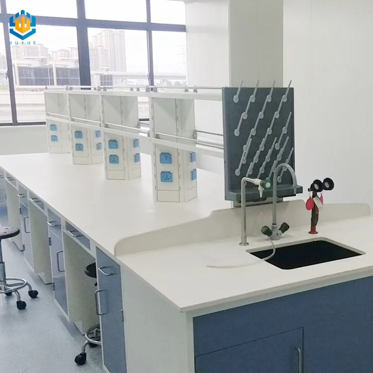 Customized Laboratory Furniture and Equipment Epoxy powder Coated Modular Island Lab Bench