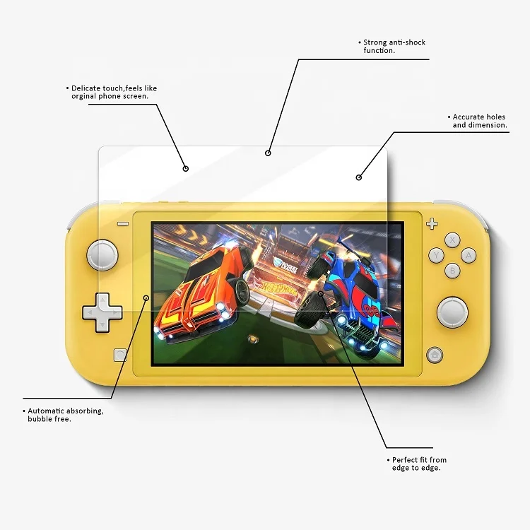  2019 высококачественное 0 3 мм 2 5 D закаленное стекло для защиты экрана Nintendo SWITCH
