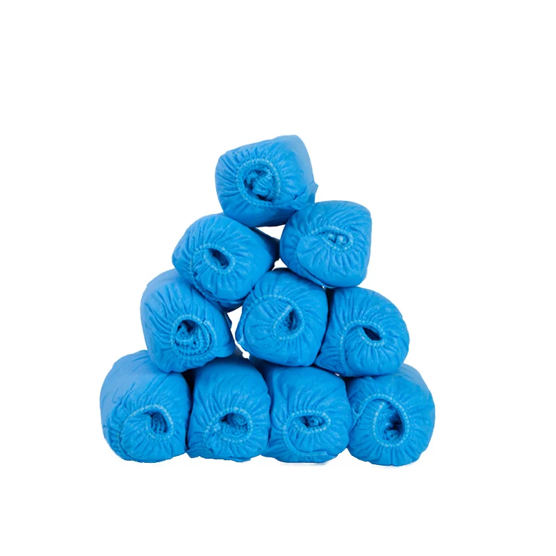 Хит продаж сертифицированные медицинские поставки Синий Одноразовый нескользящий мягкий хирургический чехол для обуви нетканый полипропилен