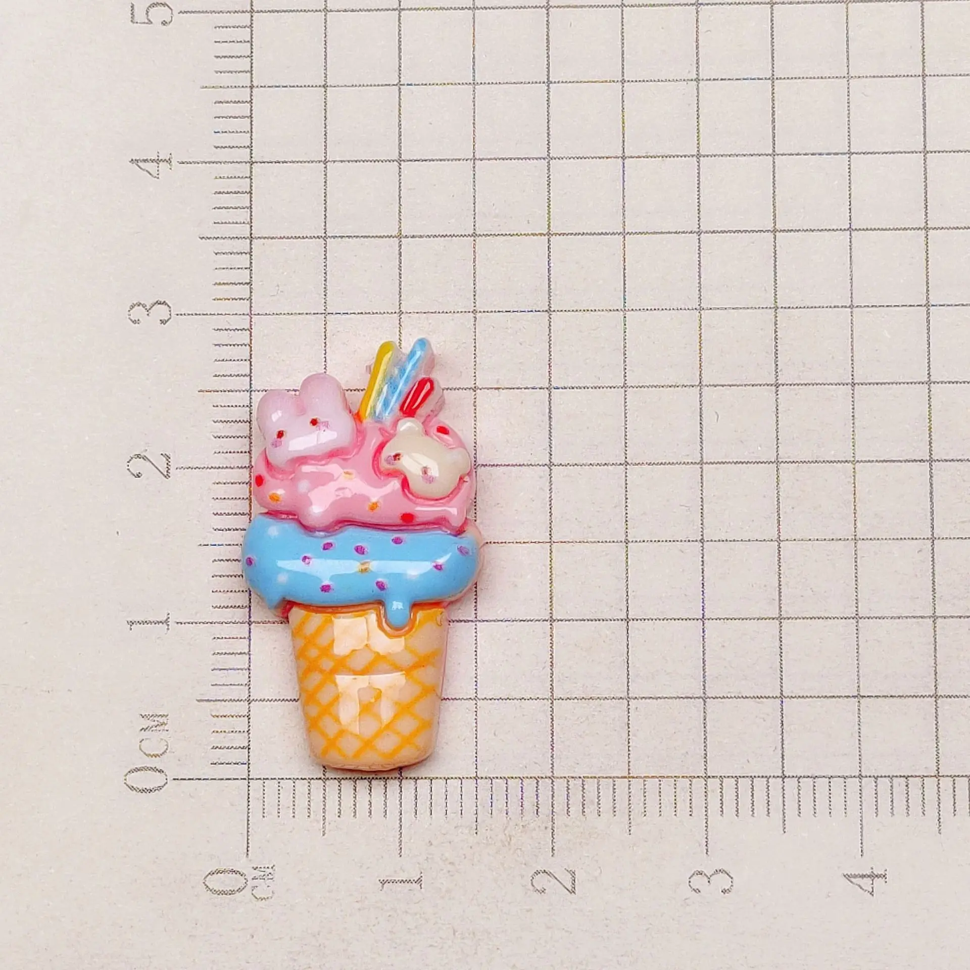 Pink Rabbit Series Pretty Cute Nail Art Resin Accessories Kawaii Cartoon Flatback Resin Large Size DIY Hair Clip Decoration
