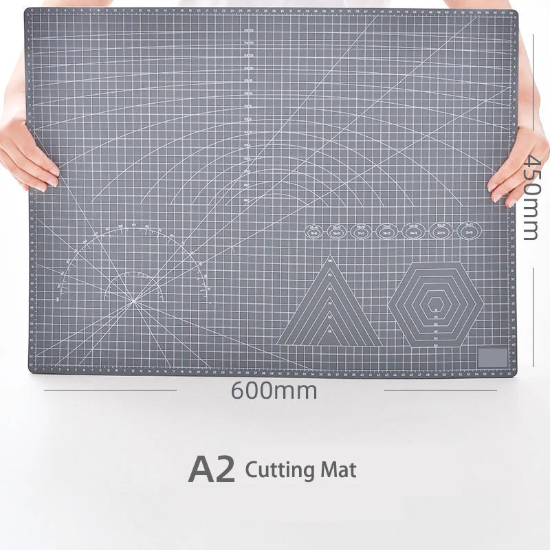 Custom LOGO Size Self Healing Cutting Mat A2 A3 A4 A5 Double Sided DIY Craft Green PVC Cutting Mat
