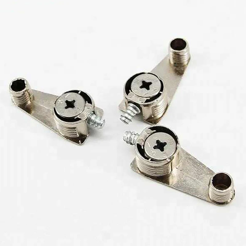 3 in 1 Invisible Wardrobe Board Connector Shelf Support Fitting Wooden Furniture Connector