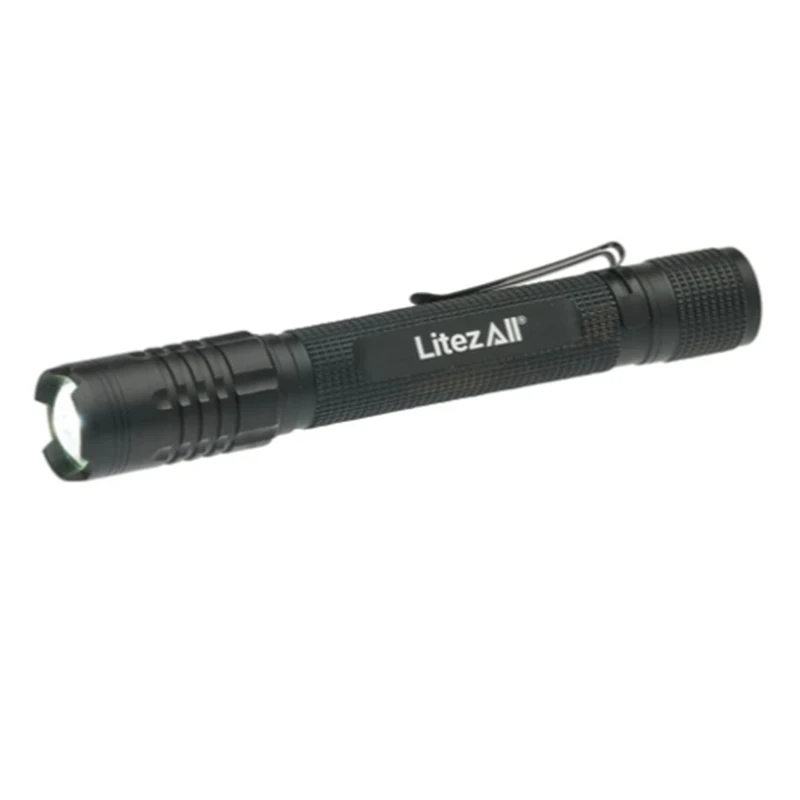 3W LED 180Lm Aluminum Tactical Flashlight with COB Work Light High Powered Flashlights