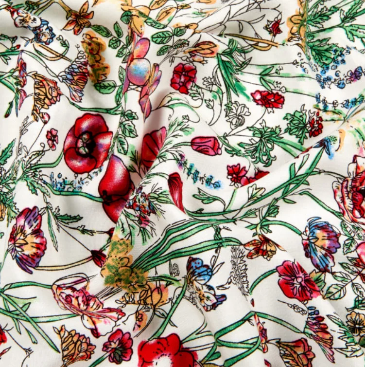 Лидер продаж, оптовая продажа, высококачественная одежда на заказ 45s с принтом, 100% вискозные ткани, оптовая продажа вискозных тканей от производителя