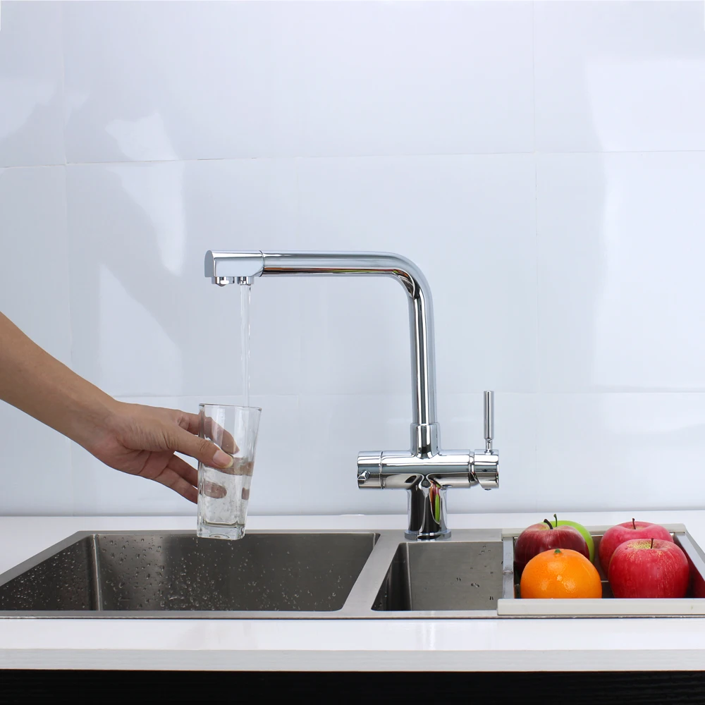 DOGO 5 Way Kitchen faucet 5 in 1 Brass Tap Hot and Cold Water Tap Kitchen Sink 5 Way Mixer tap