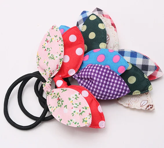 Лидер продаж, Заводская поставка, резинка для волос с кроличьими ушами