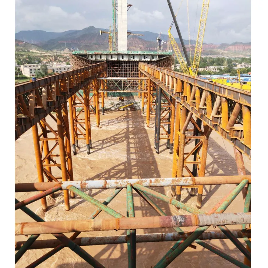 heavy duty temporary bailey steel bridge handrail steel wire rope bridge h beam iron steel bridge