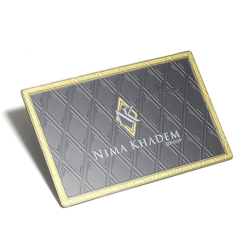 High Quality Wholesale High end and high-end products have texture Anticorrosive Metal card