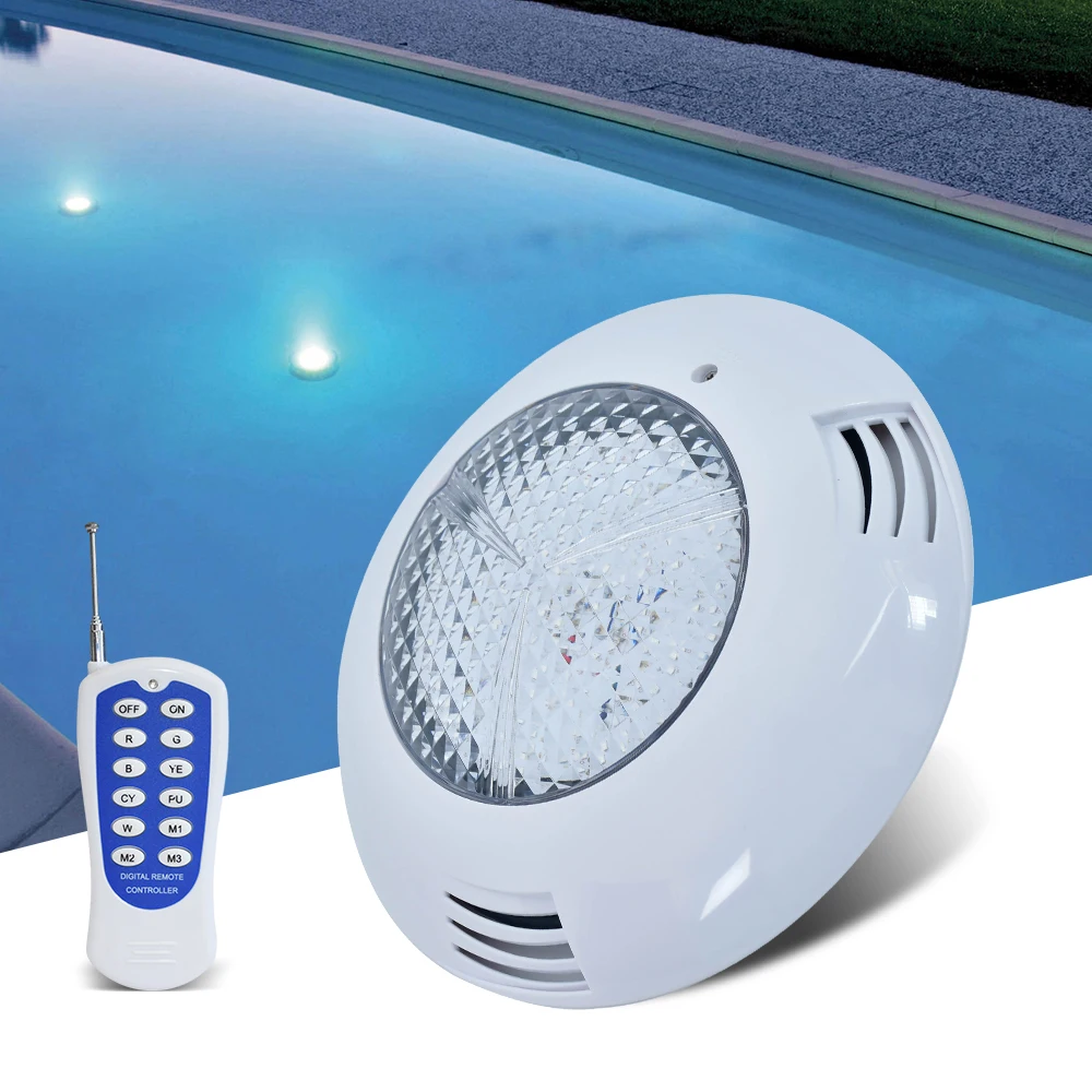 Ip68 Высокое качество 12 В 24 Rgb встроенный Abs водонепроницаемый бассейн светодиодный свет Вт 18 подводный