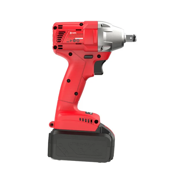 Power Torque 18V Li Ion Battery Rechargeable Brushless Cordless Electric Impact Wrench