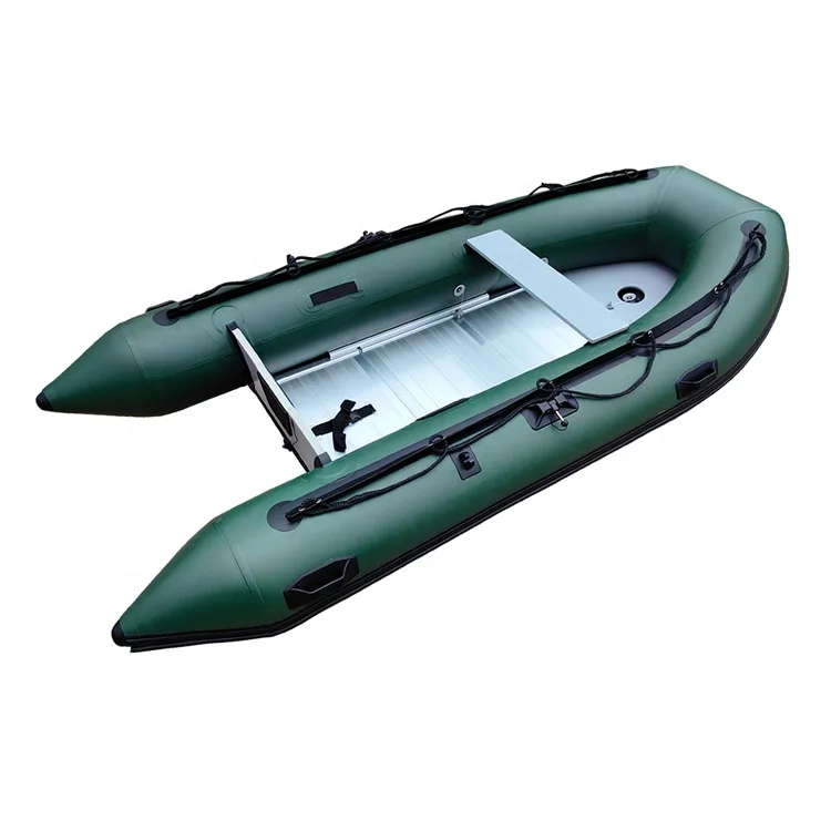 New 10ft Aluminum Racing Boat 3 Passenger Inflatable PVC Design