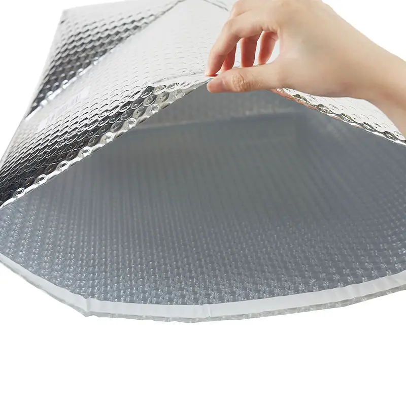 Hot sale Aluminum Foil Metallic Self Sealing Poly Bubble Shipping Mailer Mailing Bags with Logo Custom Printed