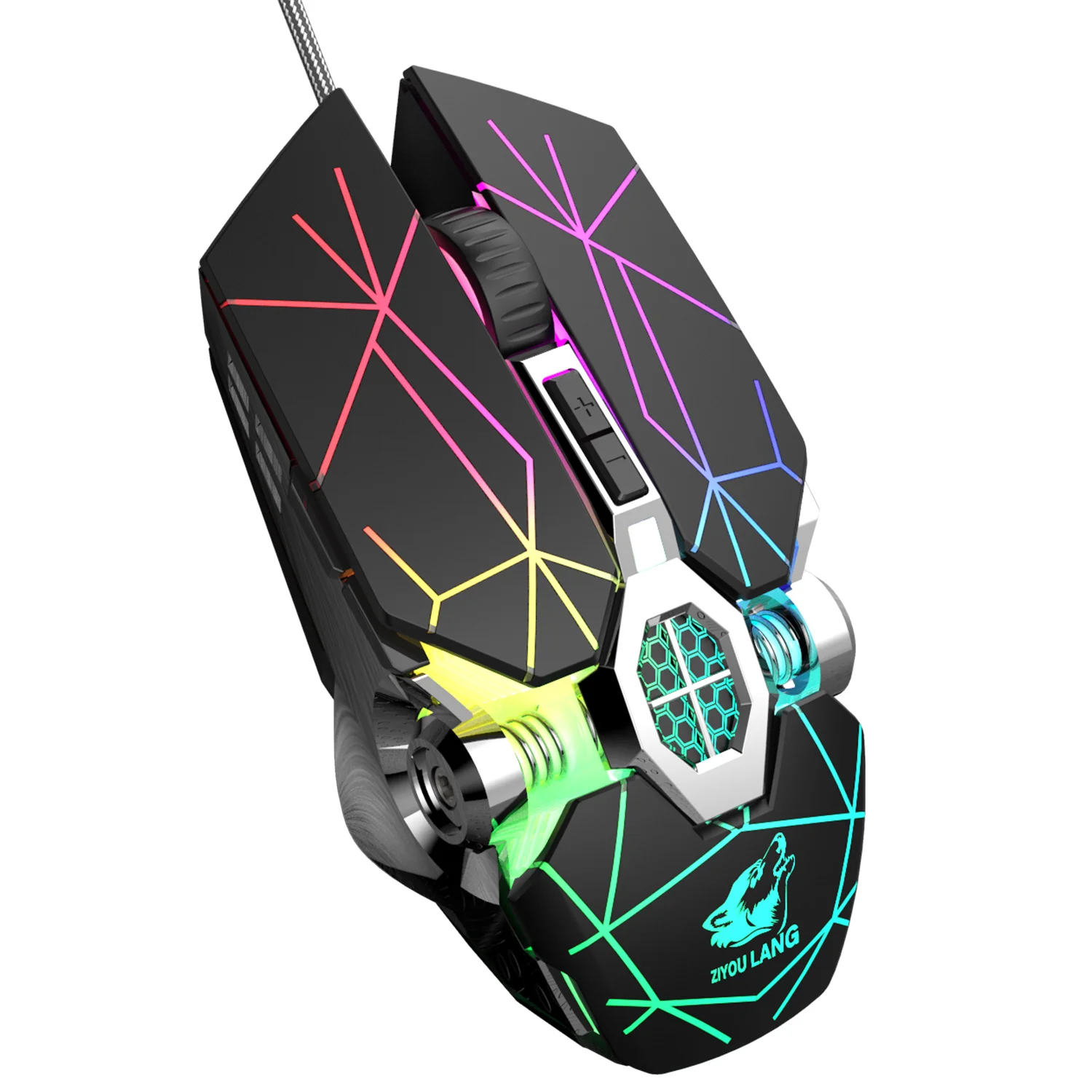 Настраиваемая игровая мышь RGB с USB 8D