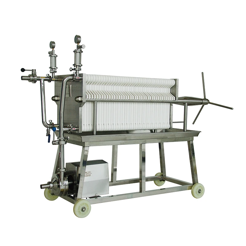 Industrial beer wine  plate and frame filter 40x40 Plate frame filter press for palm kernel oil