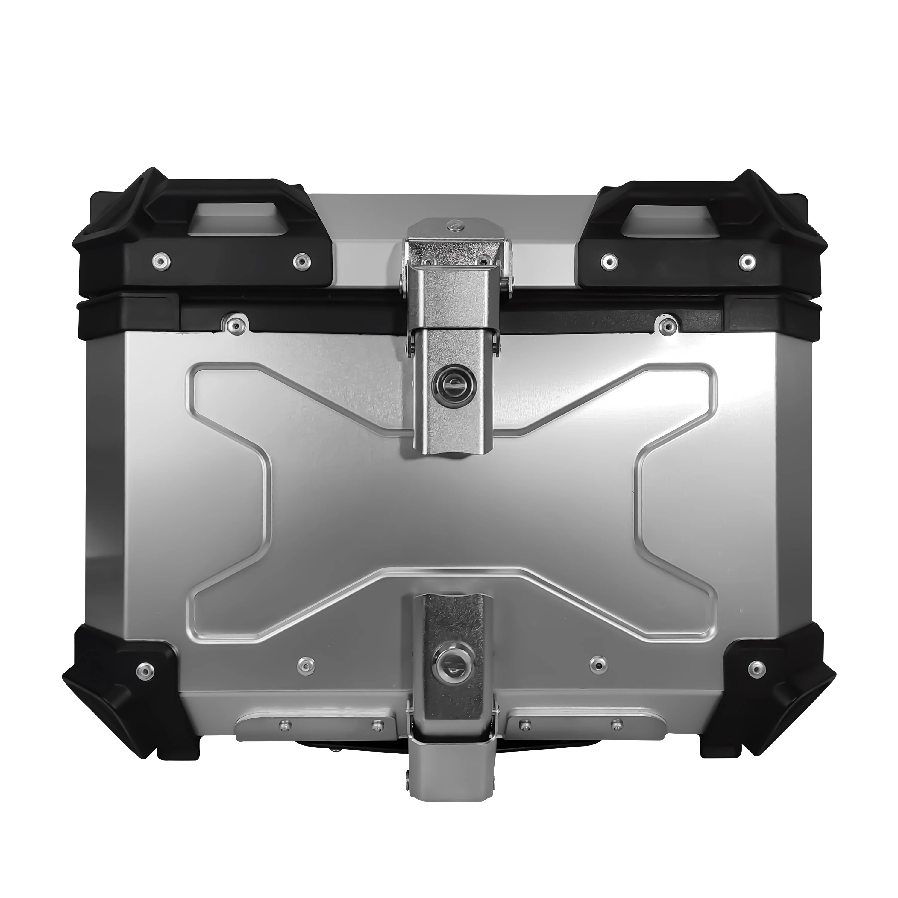 OHHO 45L анодные полностью серебряные аксессуары для электрических мотоциклов задние чехлы верхние коробки установки мотоциклетного