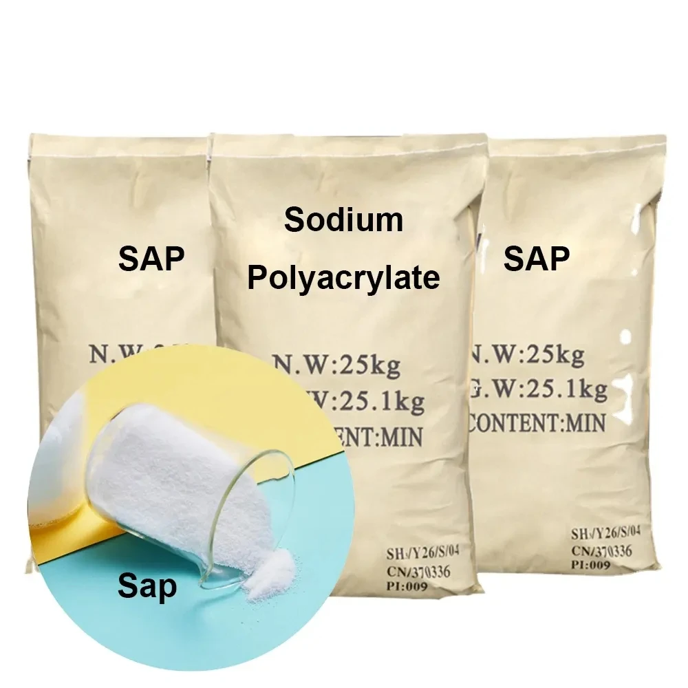 Biodegradable Water-Absorbing Gel Sap Super Absorbent Polymer for Agriculture