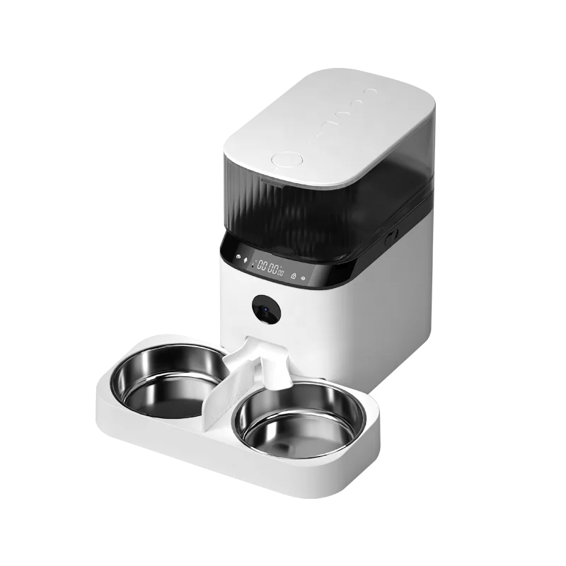 2023 High Quality Tuya Dog Cat Smart Pet Feeder Wifi Mobile Phone App Remote Control Microchip With 5L Automatic Pet Feeder