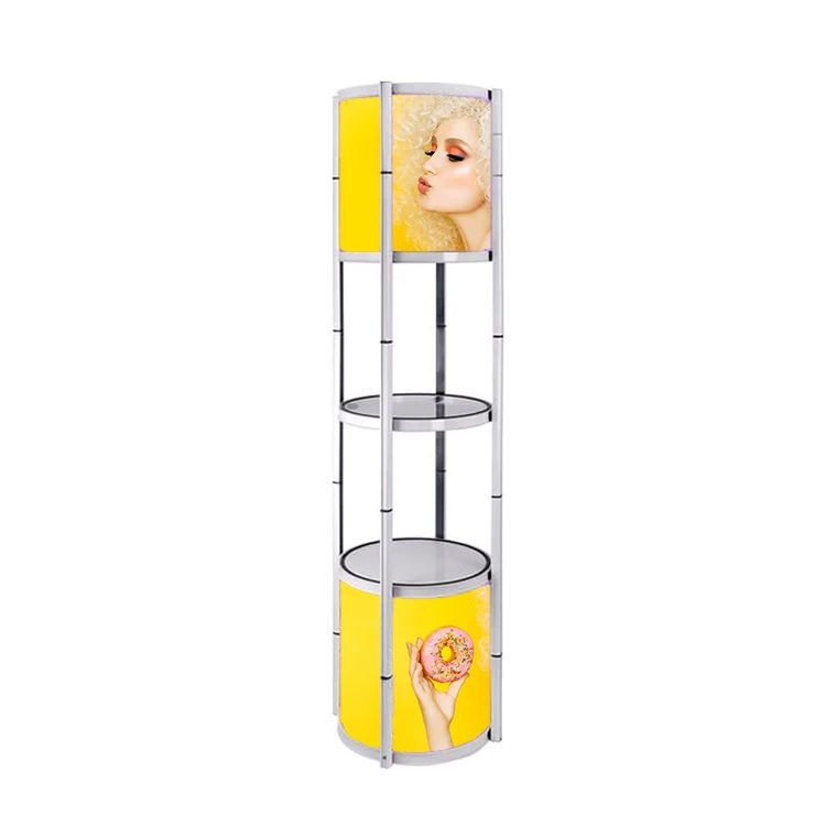 cake surprise pop up stand folding twist tower pop up shop displays for counter