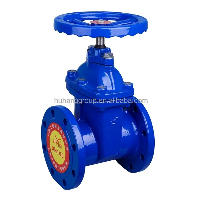 Sluice Ggg40 100mm Seal Gate Valve Rubber Seal Wedge Type Gate Valve