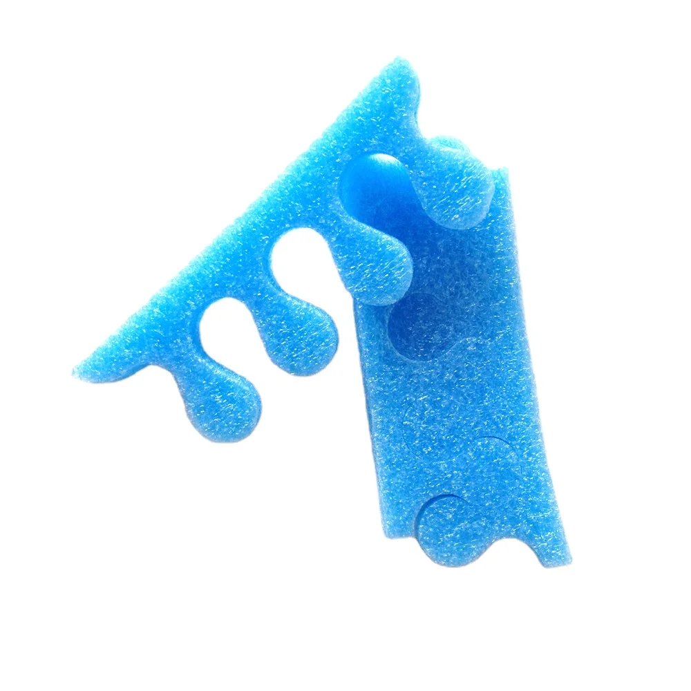 good quality toe separator new design 3holes foam toe separators for spa salon  nail beauty