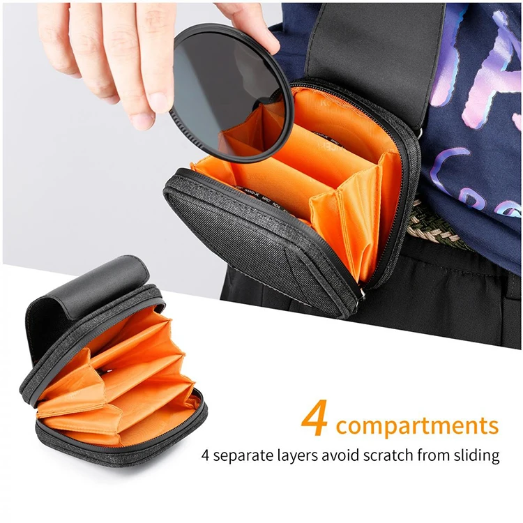 Digital Camera Accessories 58Mm 4 In 1 Package Set UV CPL FLD Camera Lens Filter Kit Pouch Bag