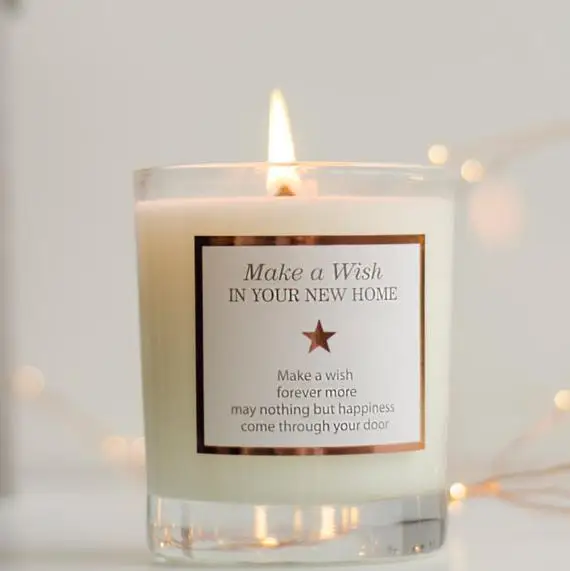 Best Seller Customised Candle Rectangle Waterproof White Vinyl Logo Stickers Sheets With Logo For Candle Jars