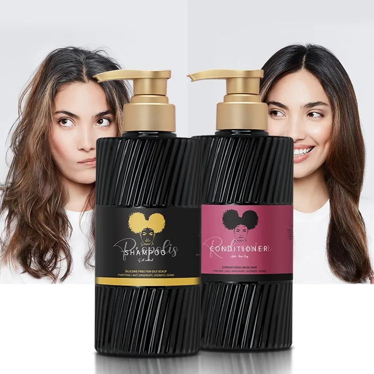 Wholesale Propolis Oil Control Professional Hair Care Products Natural Plant Extract Nourishing Shampoo Hair Treatment