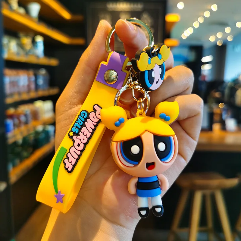 Portable Cute bag pendant cartoon doll key chain car keyring wholesale Doll Keychains