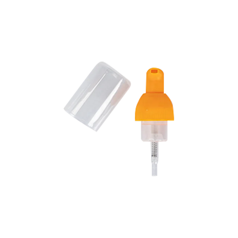 28mm orange PP foam pump for Cosmetic packaging