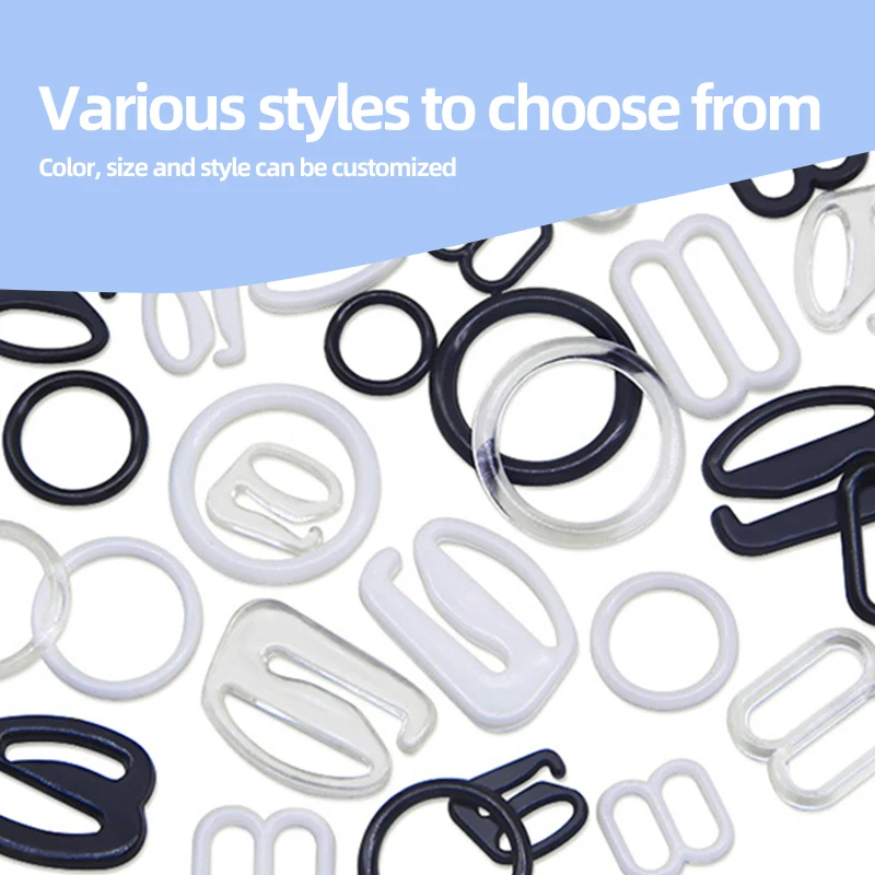 Factory wholesale custom underwear accessory Lingerie Rings And Sliders For Underwear Lingerie Accessory