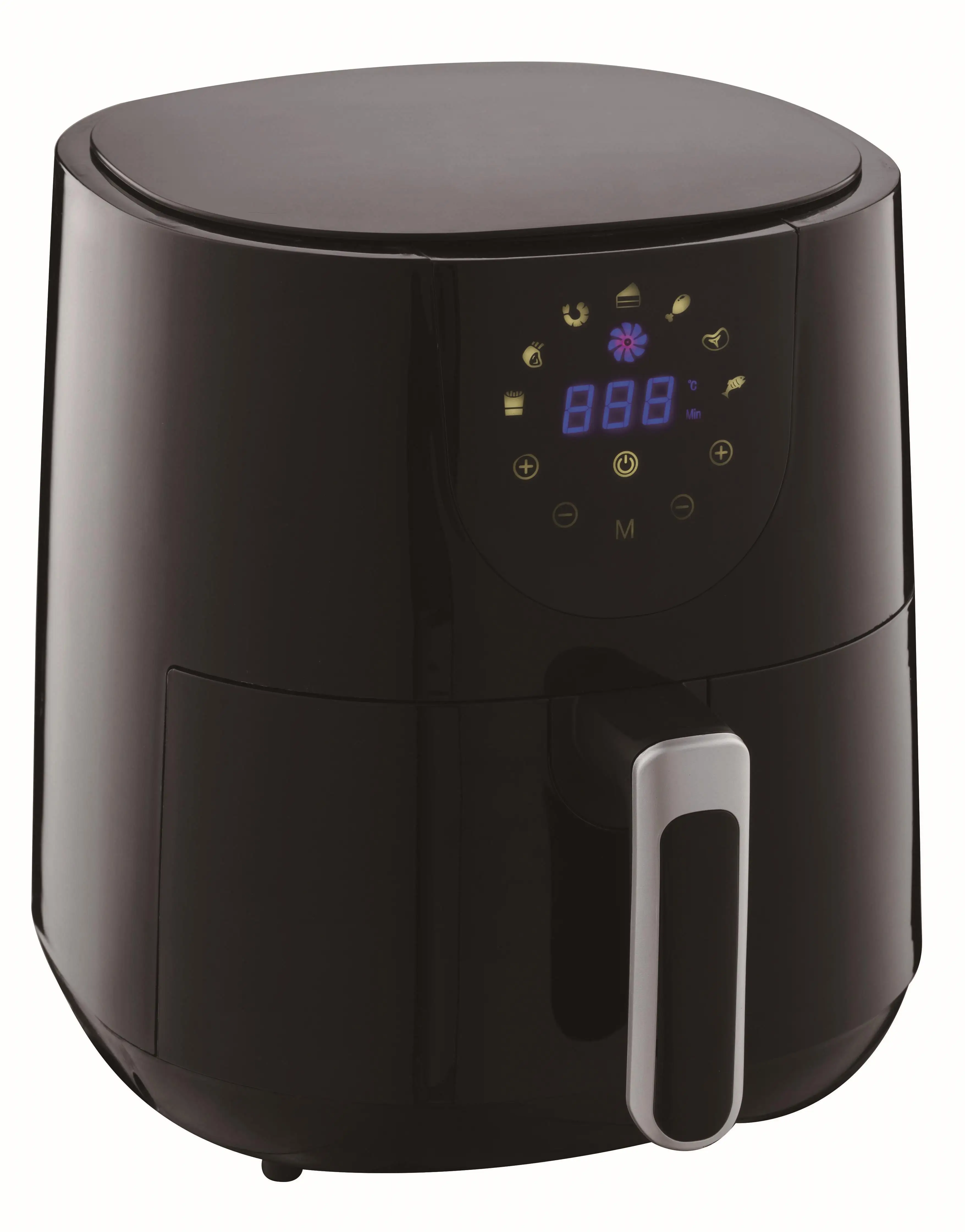 4.5L 1000W Digital Touch Screen Control Automatic Free Deep Air Fryer Without Oil