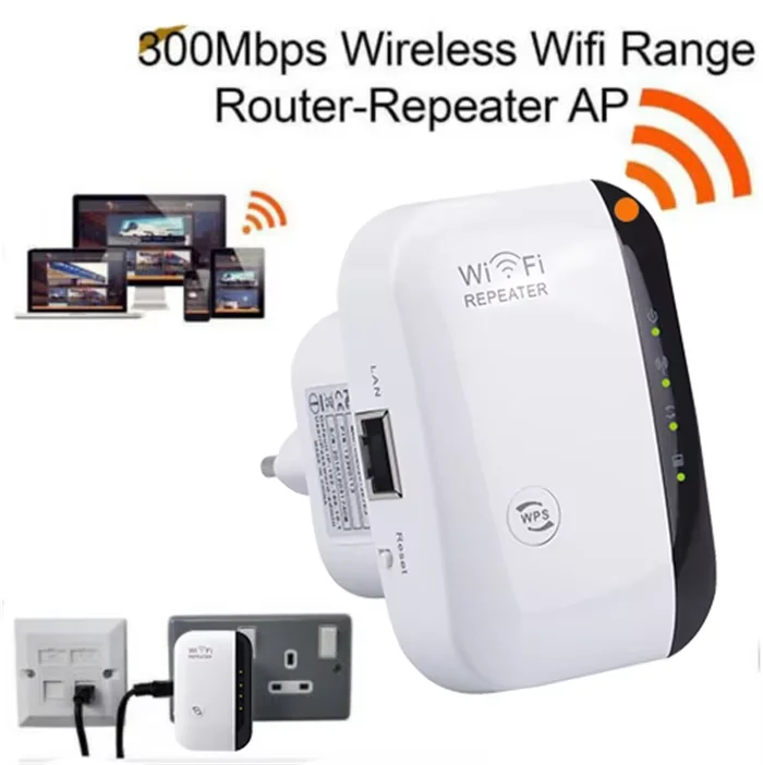 Беспроводной усилитель сигнала Wi-Fi удлинитель сделано в Китае сети 300 Мбит/с расширитель диапазона