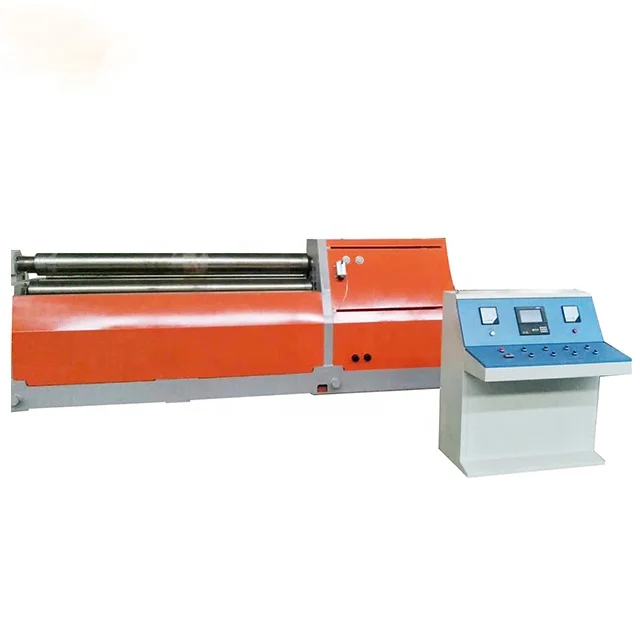 hydraulic four roller CNC W12-10x2500 metal sheet rolling machine with pre-bending function
