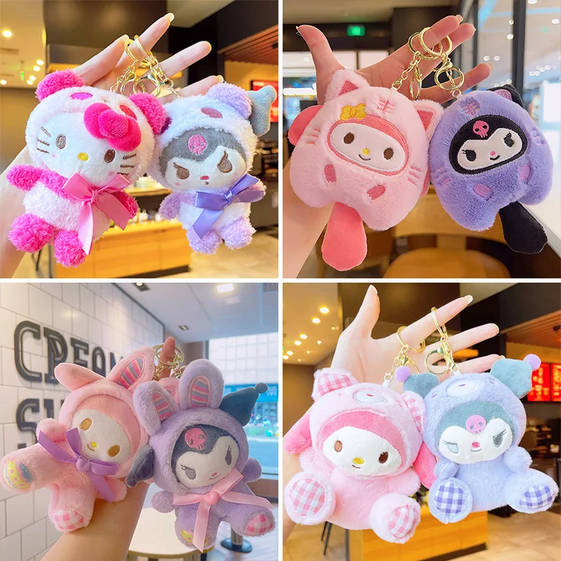 Factory 20-30cm Crane Machine Mini Plush Toy Vending Machine Doll claw Machine Plush stuffed Animal Toys With Keychains