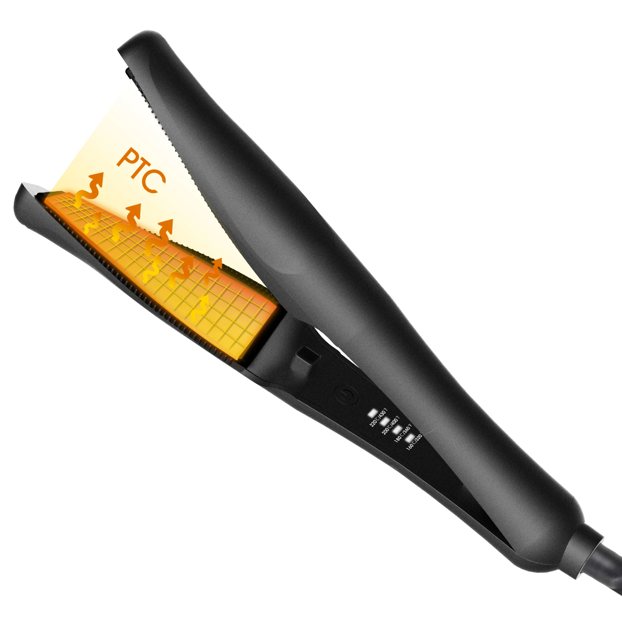 Best Multi-styler Electric Twist Flat Iron Professional Titanium Hair Curler and Straightener 2 In 1