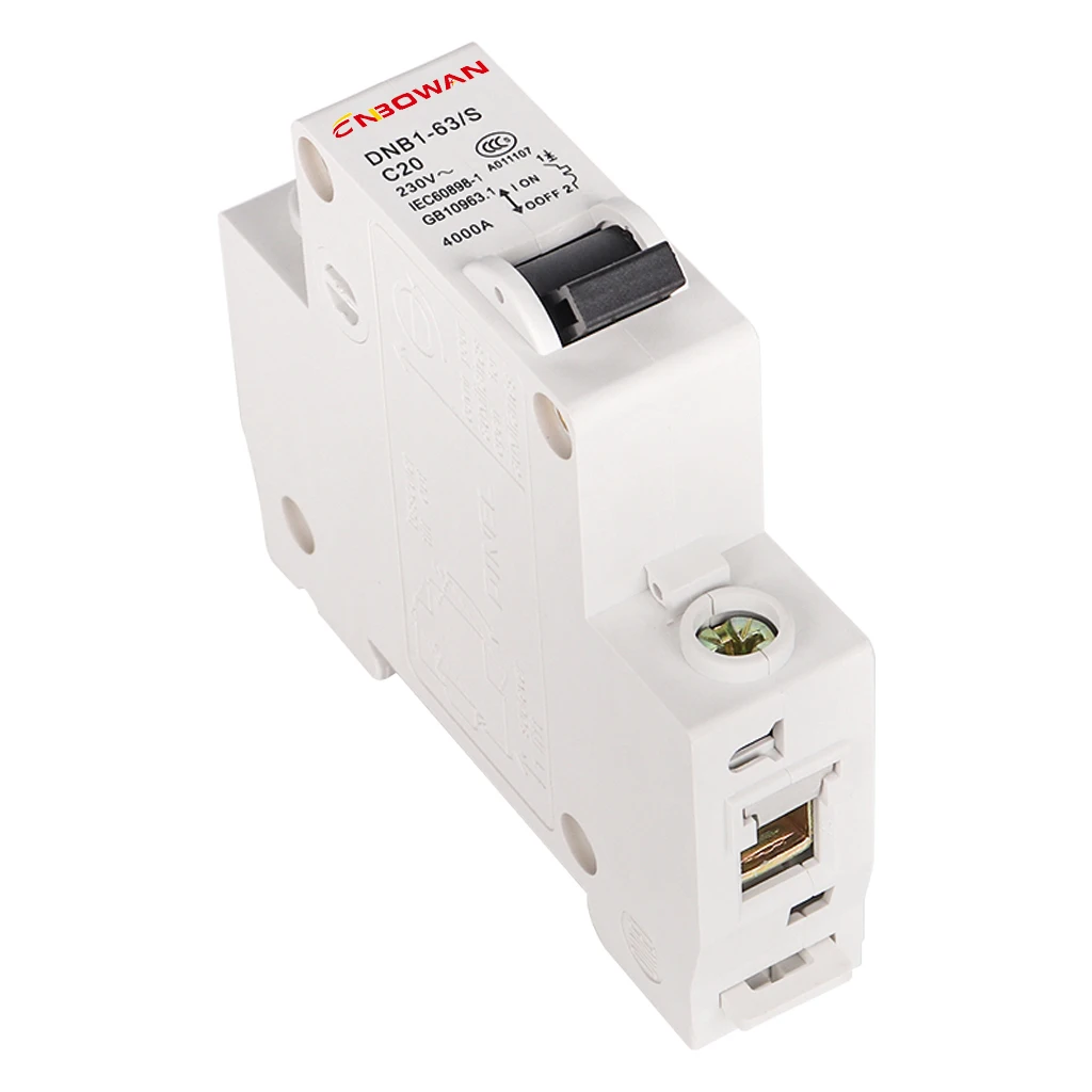 China Factory Supply 1 Pole Mcb DZ47-63 Circuit Breaker With Ce Certificate Miniature Circuit Breaker
