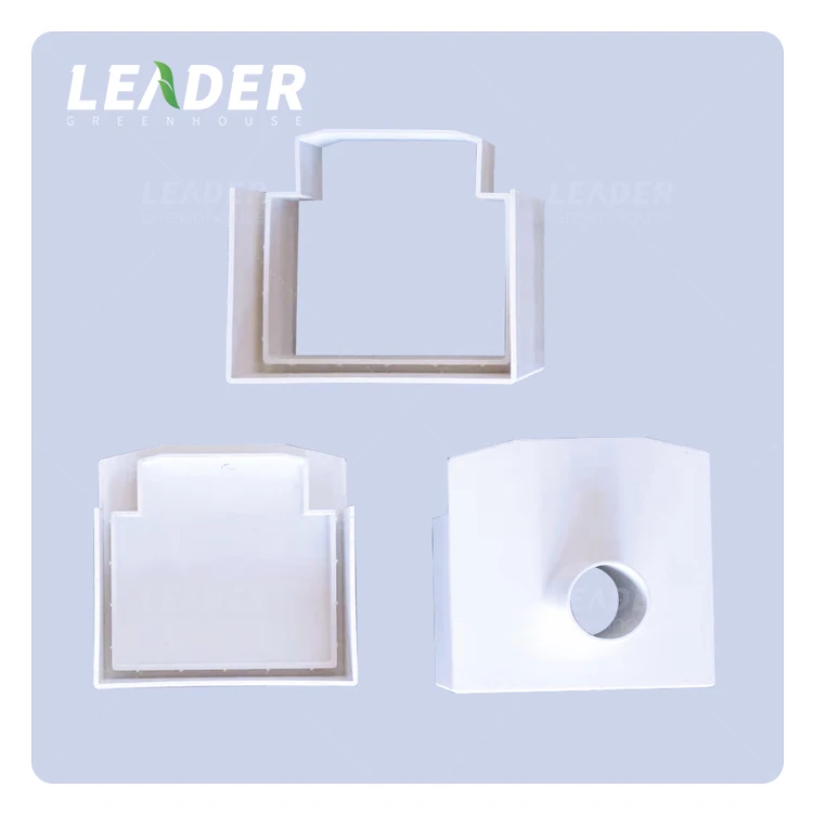 greenhouse lettuce grow PVC hydroponic system 100*50mm kit NFT PVC channel vertical A frame growing channel with rack