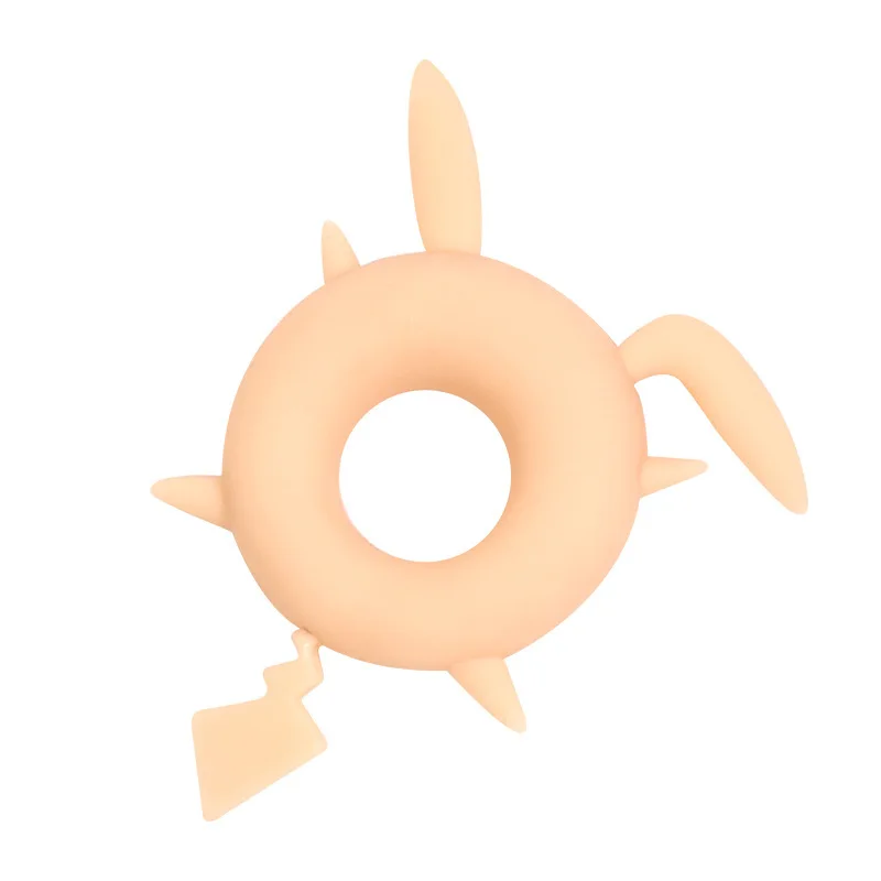 Cute Pet Silicone Men Double Precision Resistance Delay Adult Sex Toy Ring Cock