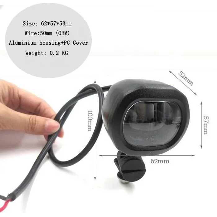 Blue or Red oval LED headlamp for forklift LED safety light