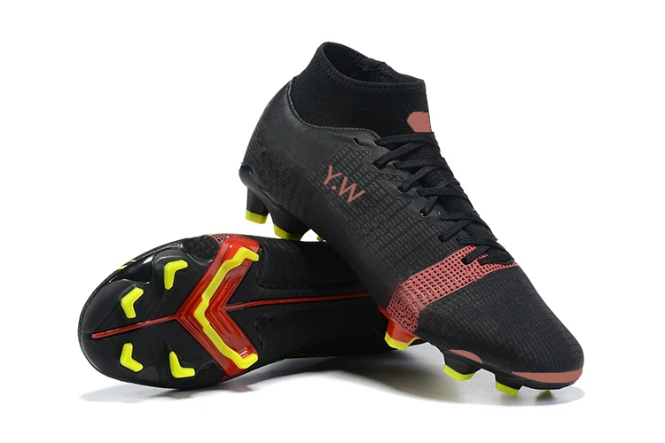 Top Sale Green Field Competition Training Non-slip Football Shoe Female Football Cleats Children Soccer Boots Football Shoes